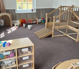 Inside play area