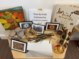 How do Andy Goldsworthy creations inspire you